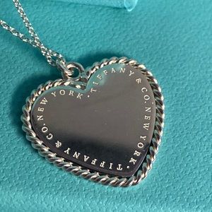 Tiffany Charm Necklace Silver 